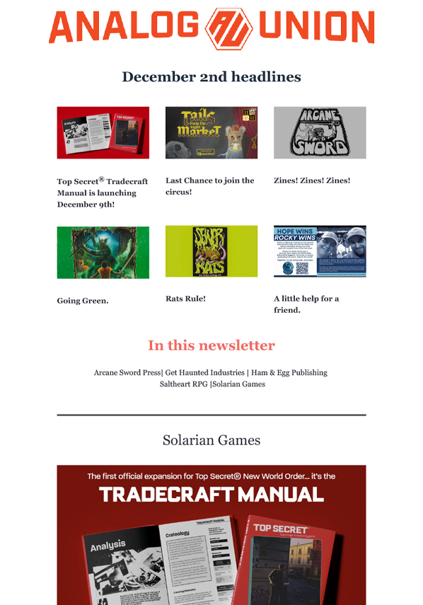 Tuesday, December 2nd