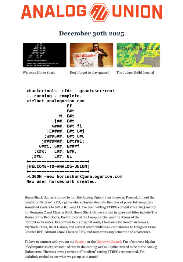 Tuesday, December 30th