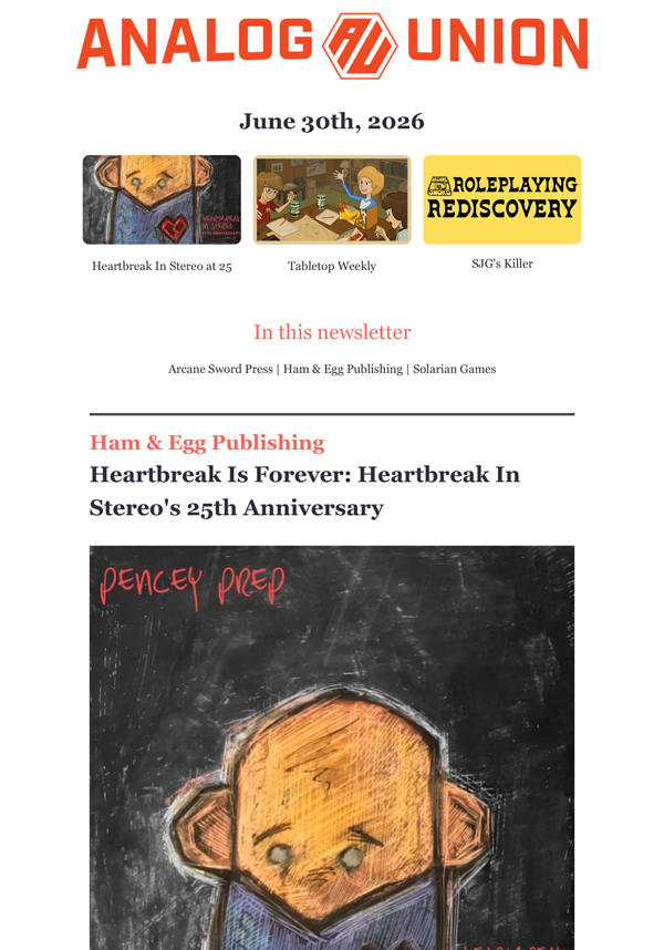 Tuesday, June 30th